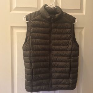 Uniqlo ultralight down vest.